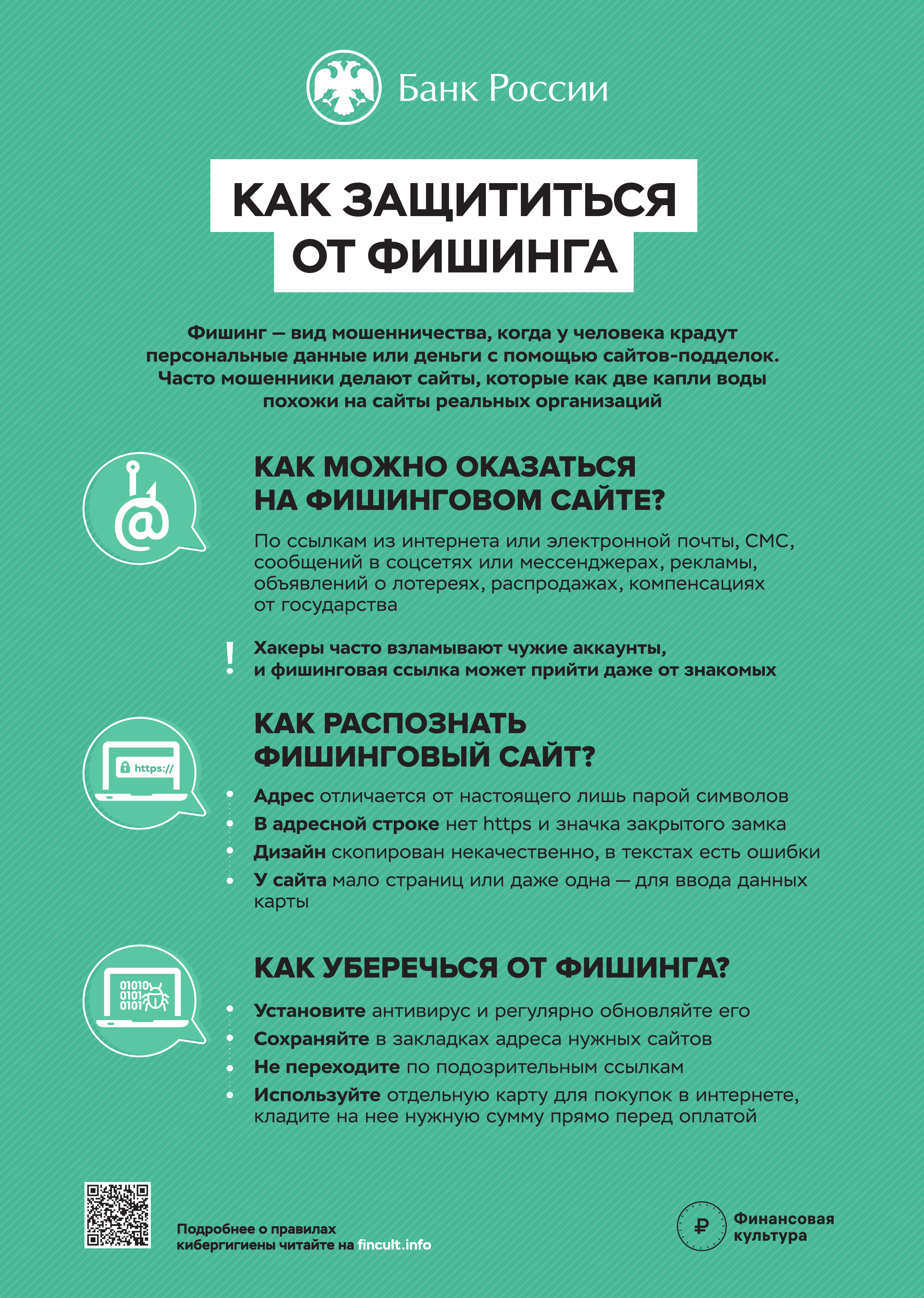 Как защититься от фишинга.